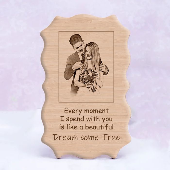 Gift for Manager  Customized Engraved Wooden Photo Frame  Incredible Gifts