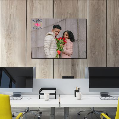 Personalized Anniversary Photo Canvas