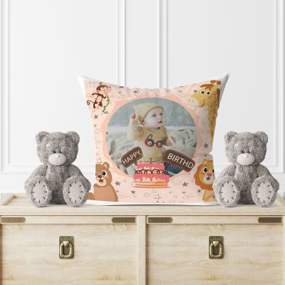 Birthday Personalized Cushion for Kids