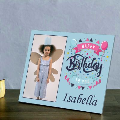 Birthday Themed Personalized Photo Frame