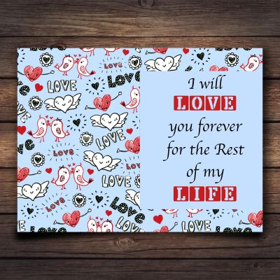 Love You Forever Personalized Greeting Card