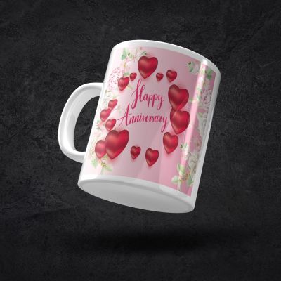 Loving Personalized Anniversary Wishes on Mug