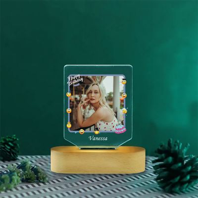 Happy Birthday Personalized LED Lamp