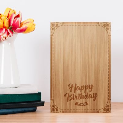 Personalized Birthday Wooden Photo Frame