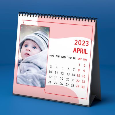 Personalized Calendar in Red