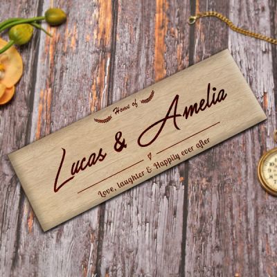 Personalized Engraved Name Plate