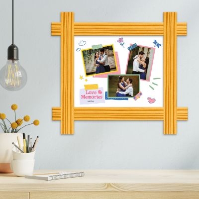 Love Memories Personalized Wooden Photo Frame