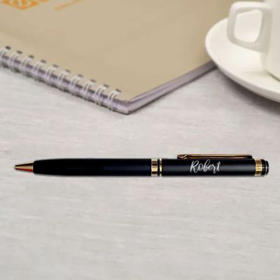 Silver Grey Personalized Ball Pen