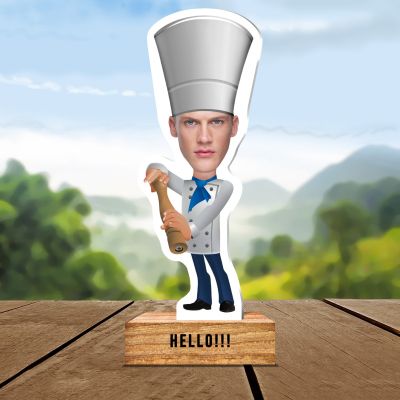 Quirky Personalized Chef Caricature