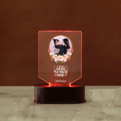 The Best Mom Personalized LED Lamp