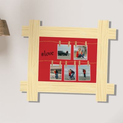 Timeless Love Personalized Wooden Photo Frame