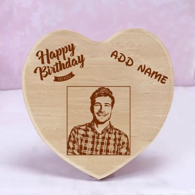 Personalized Happy Birthday Wooden Photo Frame