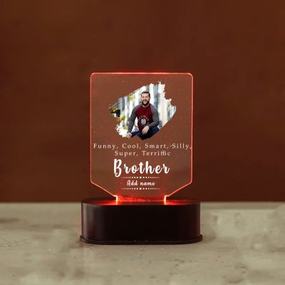 Brother Personalized LED Lamp