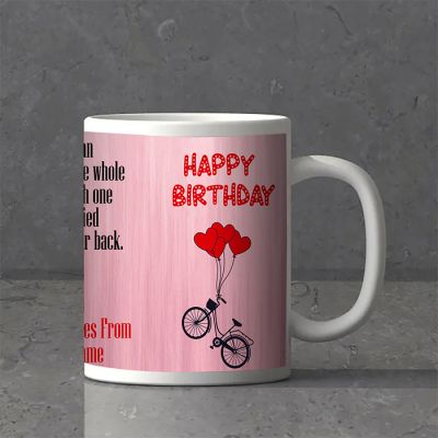 Conquer The World Personalized Birthday Mug