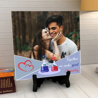 Crackling Chemistry Personalized Tile