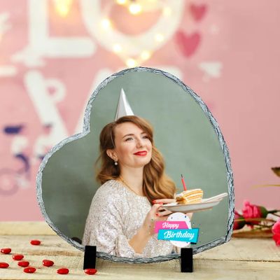 Personalized Heart Shaped Photo Frame