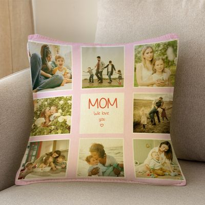 Personalized LED Satin Cushion for Mom
