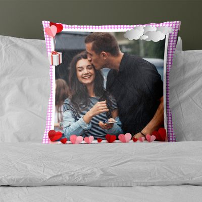 Romantic Personalized Photo Cushion
