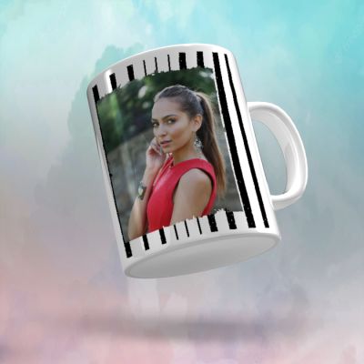 Strokes & Lines Personalized Birthday Mug