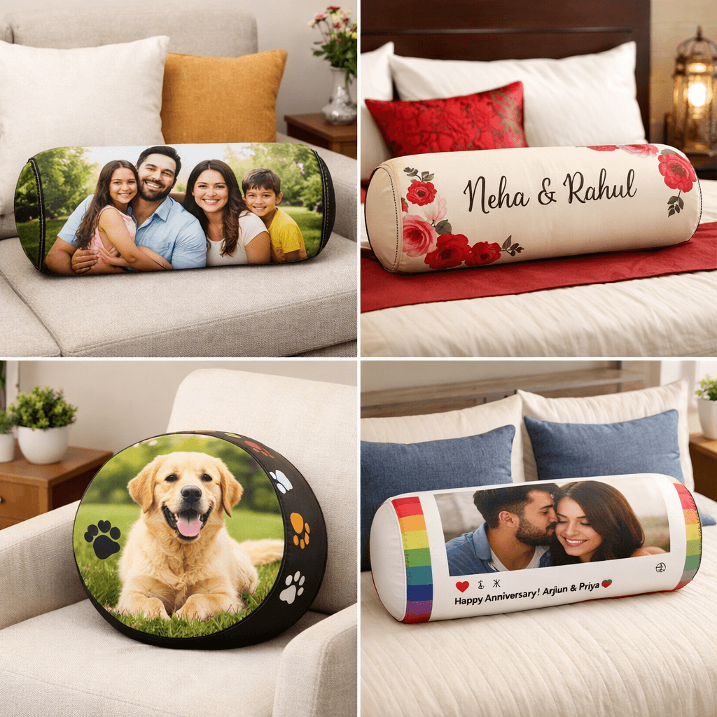 Bolster Pillow Styling Ideas for Modern Indian Homes Bolster Pillow Styling Ideas for Modern Indian Homes