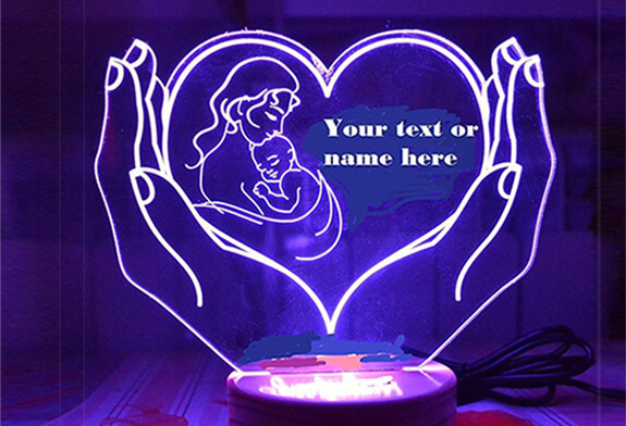 Colourful Custom Photo LED Lamps to Light Your Room