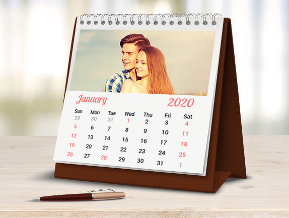 thumbnail image 2 of 2024 DIY Photo Calendar Kit - Personalized Desk Calendar With Your Pictures 2 of 13