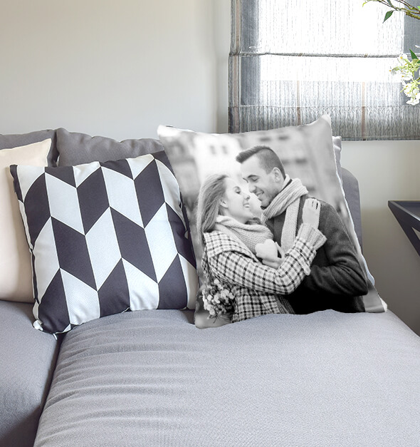 Personalised photo cushions