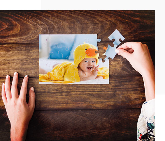 Personalized Photos on Puzzle