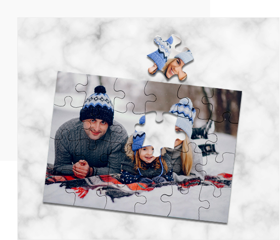 Personalized Photo Puzzles for Valentine Day Gift