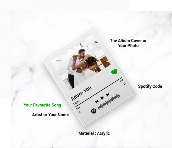 Play Your Track Directly From Custom Love Plaques