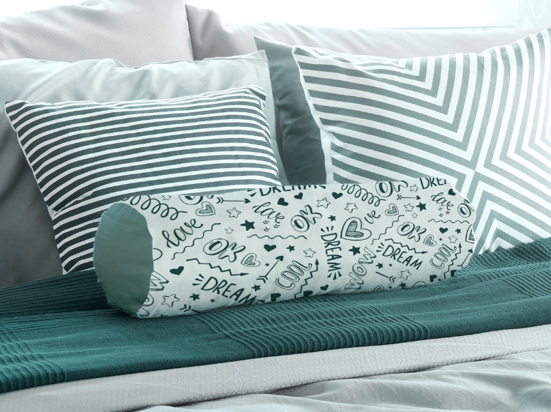 Custom Bolster Pillow with Photos in 24hrs CanvasChamp