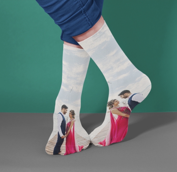 Custom Socks for Wedding