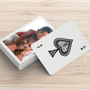 Custom Photo Playing Cards Father's Day Sale india