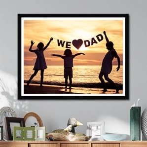 Custom Framed Photo Prints Father's Day Sale india
