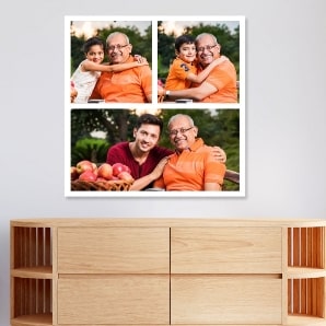 Canvas Photo Collage Father's Day Sale india