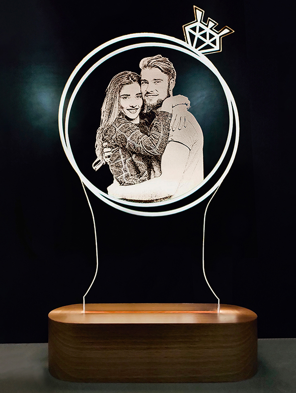 Custom 3D Photo Lamp