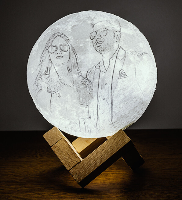 Personalized Moon Lamp