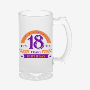 Personalised 18th birthday beer mug india