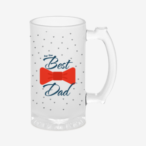 Personalised best dad beer mug india