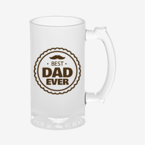 Personalised best dad ever beer mug india