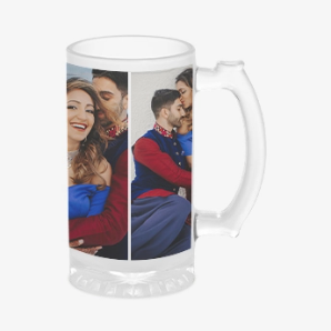 Personalised Picture Collage Beer Mugs india