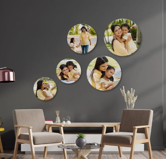 Custom Round Shaped Canvas Prints Custom Round Shaped Canvas Prints