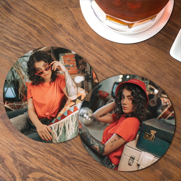 Custom Square Coasters, Free Shipping