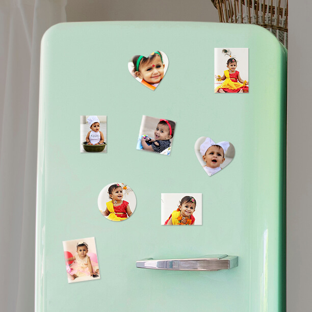 personalized photo magnet